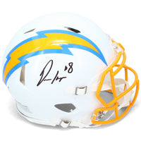 Omarion Hampton Autographed Los Angeles Chargers Speed Authentic Helmet Beckett