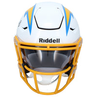 Omarion Hampton Autographed Los Angeles Chargers SpeedFlex Midi Helmet Beckett