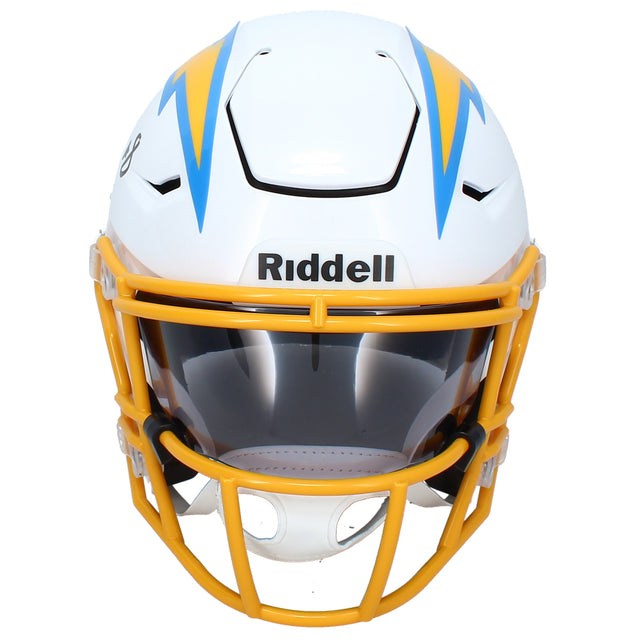 Omarion Hampton Autographed Los Angeles Chargers SpeedFlex Midi Helmet Beckett