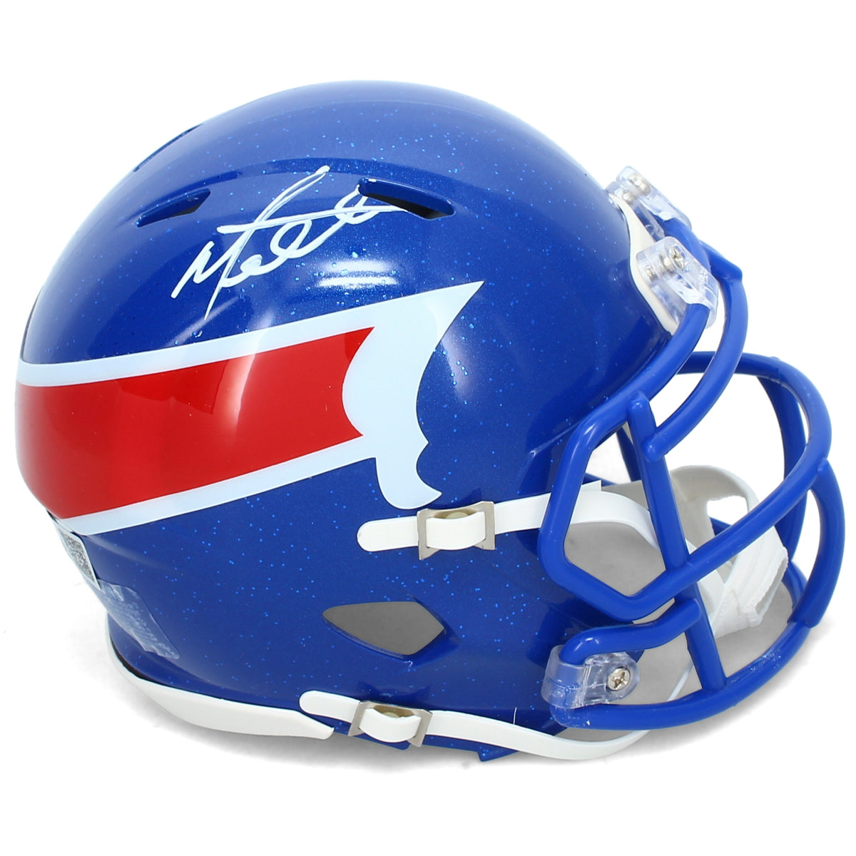 Mario Williams Autographed Buffalo Bills Blue Alternate "Charge" Speed Mini Helmet GTSM