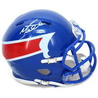 Mario Williams Autographed Buffalo Bills Blue Alternate "Charge" Speed Mini Helmet GTSM