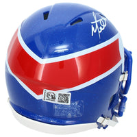Mario Williams Autographed Buffalo Bills Blue Alternate "Charge" Speed Mini Helmet GTSM