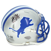 Roy Williams Autographed Detroit Lions 1983-02 Throwback Speed Mini Helmet GTSM