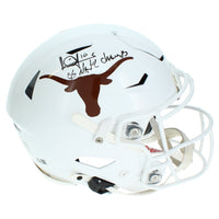 Vince Young Autographed/Inscribed "05 National Champs" Texas Longhorns Speedflex Authentic Helmet GTSM
