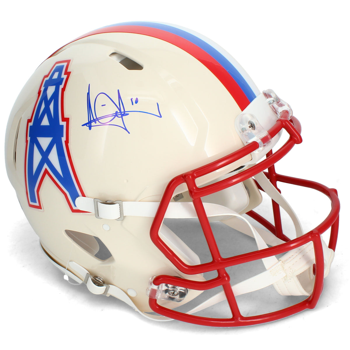 Vince Young Autographed Tennessee Titans RETRO Speed Authentic Helmet GTSM