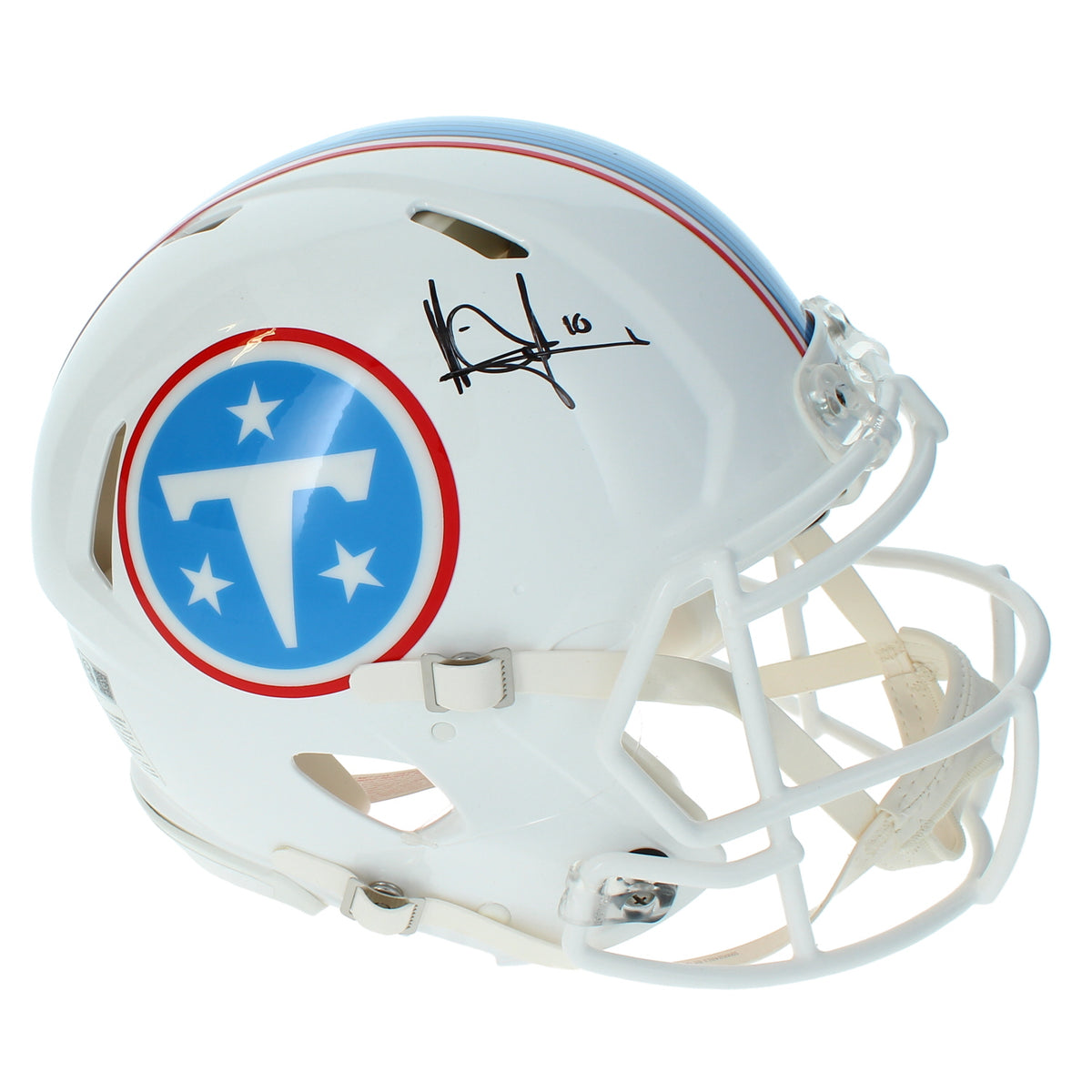 Vince Young Autographed Tennessee Titans Speed Authentic Helmet GTSM Witnessed