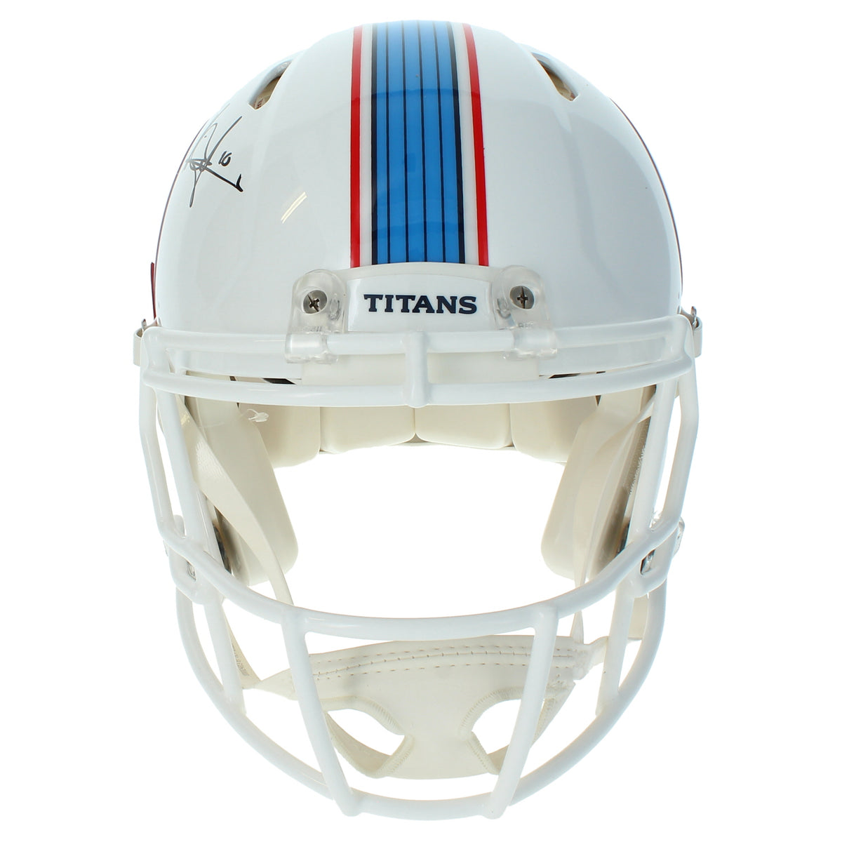 Vince Young Autographed Tennessee Titans Speed Authentic Helmet GTSM Witnessed