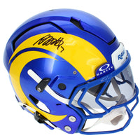 Davante Adams Autographed Los Angeles Rams Axiom Authentic Helmet JSA Witnessed