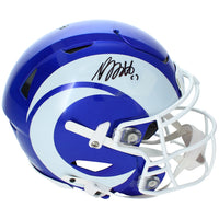 Davante Adams Autographed Los Angeles Rams White 2026 Alternate Fearsome White Speedflex Authentic Helmet JSA Witnessed