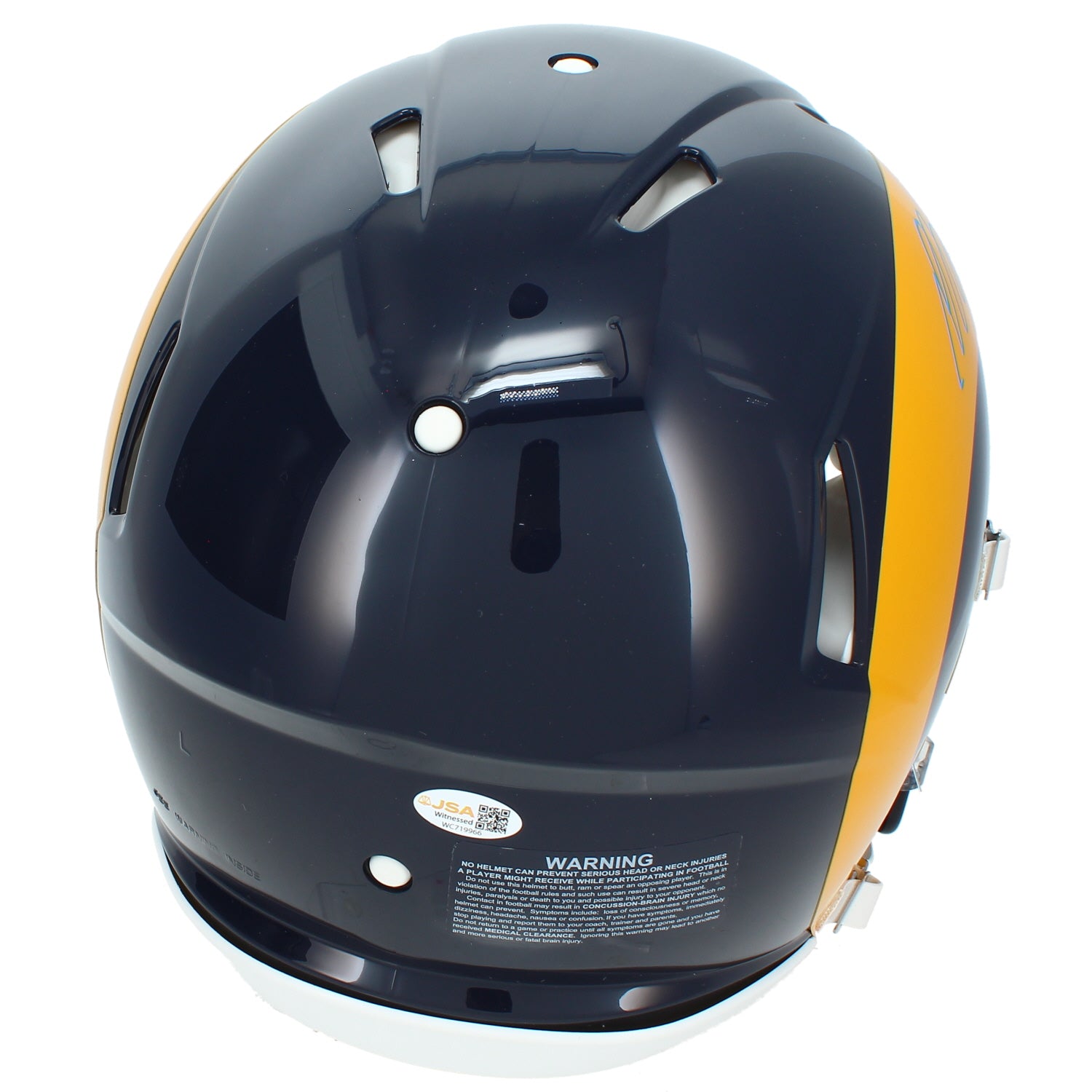 Davante Adams Autographed Los Angeles Rams 1981-99 Throwback Speed Authentic Helmet JSA Witnessed