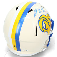 Davante Adams Autographed Los Angeles Rams RETRO Speed Replica Helmet JSA