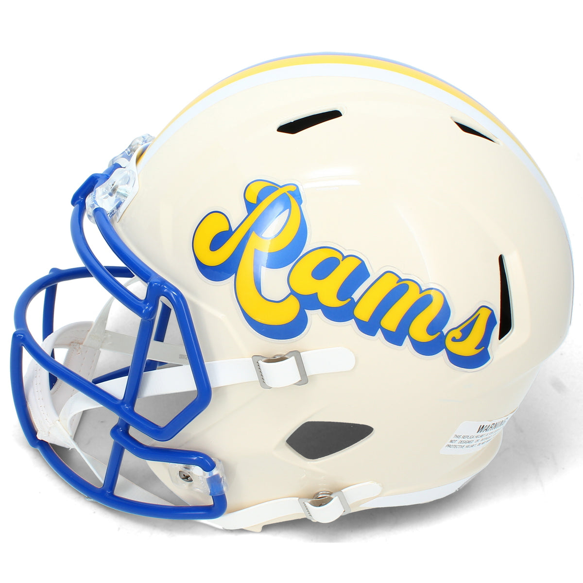 Davante Adams Autographed Los Angeles Rams RETRO Speed Replica Helmet JSA
