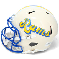 Davante Adams Autographed Los Angeles Rams RETRO Speed Replica Helmet JSA