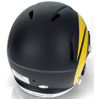 Davante Adams Autographed Los Angeles Rams Black Rivalries Speed Full Size Helmet JSA Witnessed