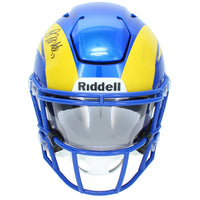 Davante Adams Autographed Los Angeles Rams Speedflex Midi Helmet JSA Witnessed