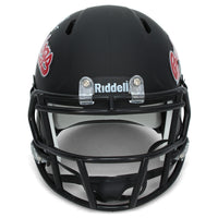 Davante Adams Autographed Black Alternate Fresno State Speed Mini Helmet JSA