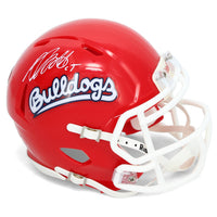 Davante Adams Autographed Fresno State Speed Mini Helmet JSA Witnessed