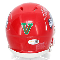 Davante Adams Autographed Fresno State Speed Mini Helmet JSA Witnessed