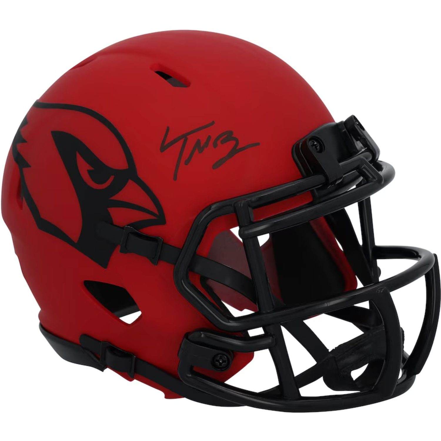 Trey McBride Autographed Arizona Cardinals RAVE Mini Speed Helmet Fanatics