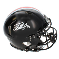 Terry McLaurin Autographed Ohio State Buckeyes Black Alternate Speed Authentic Helmet Beckett