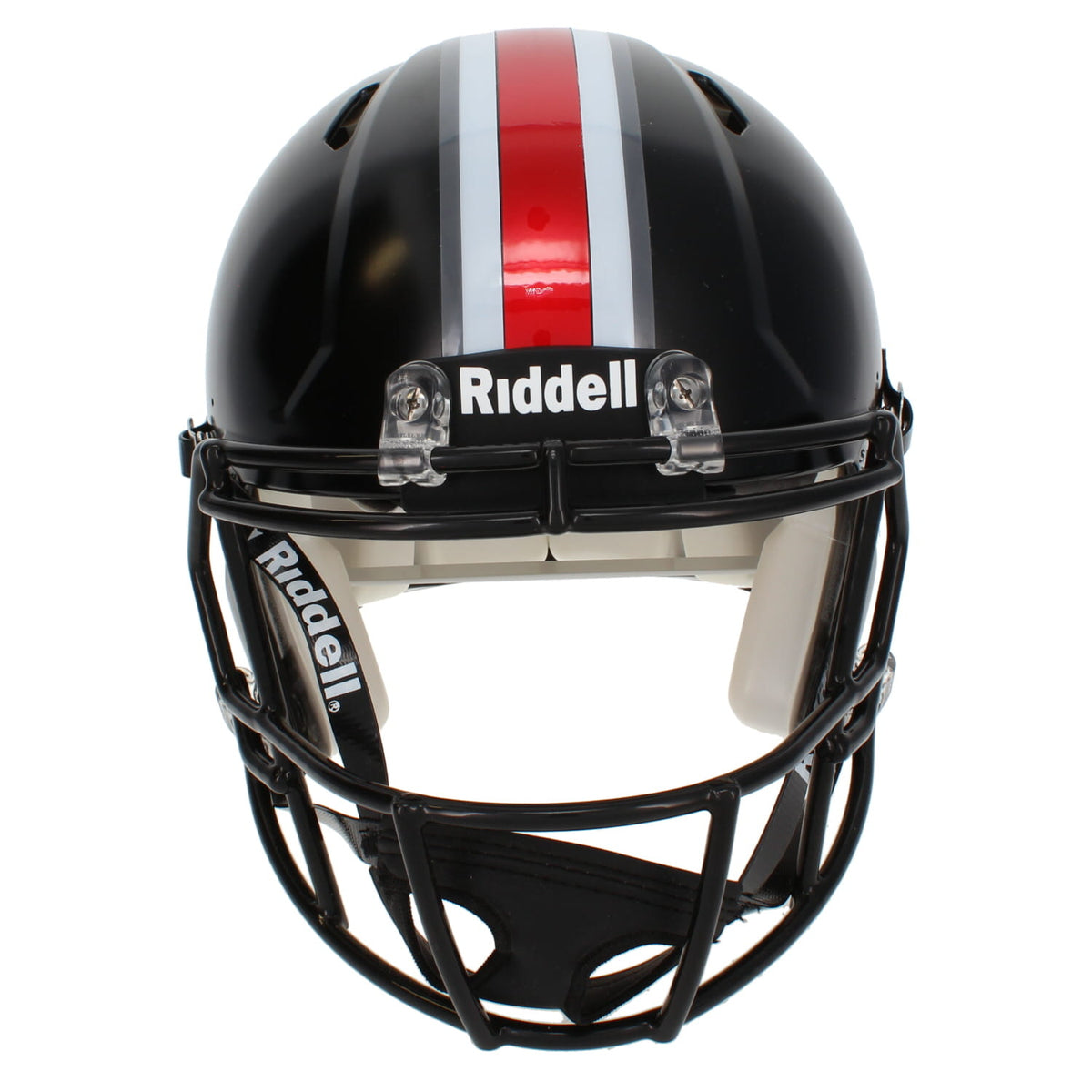 Terry McLaurin Autographed Ohio State Buckeyes Black Alternate Speed Authentic Helmet Beckett