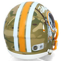 Terry McLaurin Autographed Washington Redskins CAMO Speed Mini Helmet Beckett