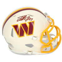 Terry McLaurin Autographed Washington Commanders RETRO Speed Mini Helmet Beckett
