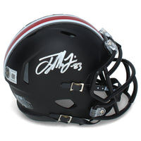 Terry McLaurin Autographed Ohio State Buckeyes Black Speed Mini Helmet Beckett