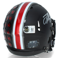 Terry McLaurin Autographed Ohio State Buckeyes Black Speed Mini Helmet Beckett