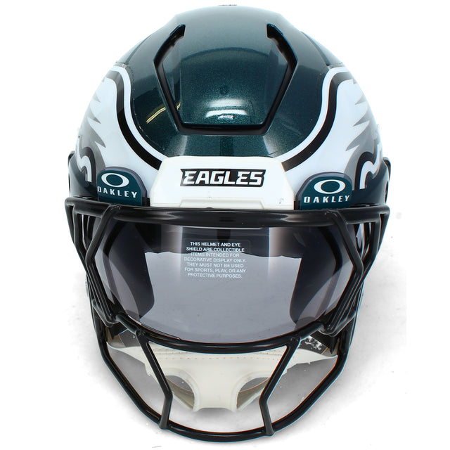 Makai Lemon Autographed Philadelphia Eagles Axiom Authentic Helmet Beckett