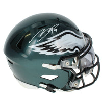 Makai Lemon Autographed Philadelphia Eagles Speedflex Midi Helmet Beckett