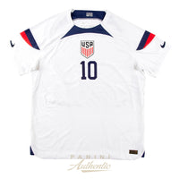 Christian Pulisic Autographed White 2022 US Home Authentic Jersey Panini