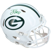 Jordan Love Autographed Green Bay Packers Authentic Alternate Speed Helmet Beckett