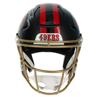 George Kittle Autographed San Francisco 49ers Black Rivalries Speedflex Authentic Helmet Beckett
