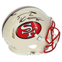 George Kittle Autographed San Francisco 49ers RETRO Speed Helmet Beckett