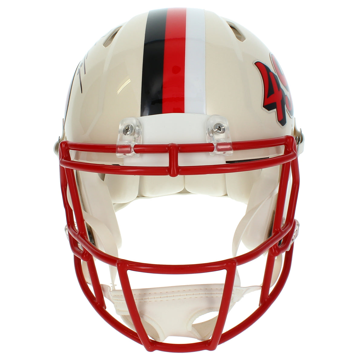 George Kittle Autographed San Francisco 49ers RETRO Speed Helmet Beckett