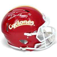 Brock Purdy Autographed Iowa State Cyclones Red Alternate Speed Authentic Helmet Beckett