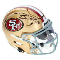 Brock Purdy Autographed San Francisco 49ers Speedflex Midi Helmet Helmet Beckett
