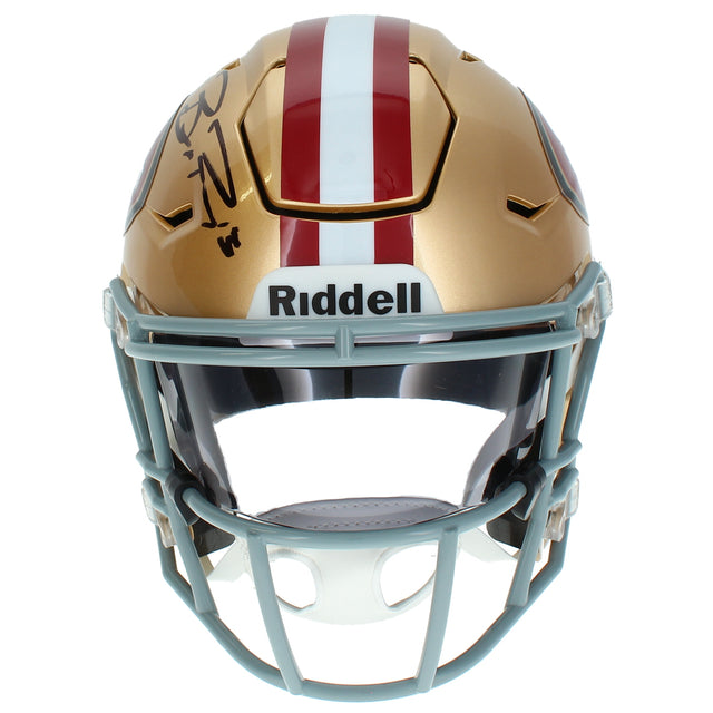 Brock Purdy Autographed San Francisco 49ers Speedflex Midi Helmet Helmet Beckett