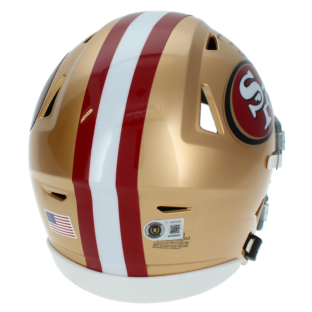 Brock Purdy Autographed San Francisco 49ers Speedflex Midi Helmet Helmet Beckett
