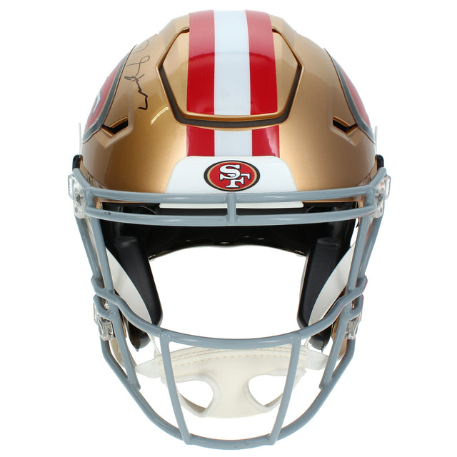 De'Zuan Stribling Autographed San Francisco 49ers Speedflex Authentic Helmet Beckett
