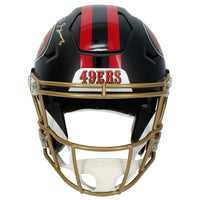 De'Zuan Stribling Autographed San Francisco 49ers Black Rivalries Speedflex Authentic Helmet Beckett