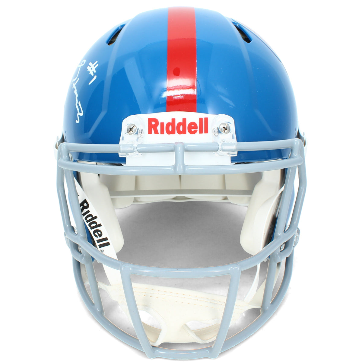 De'Zuan Stribling Autographed Ole Miss Rebels Powder Blue Authentic Helmet Beckett