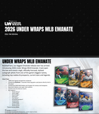 2026 Under Wraps Autographed MLB Emanates - Single Mystery Box (Judge, Ohtani)