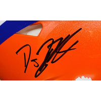DJ UIAGALELEI Autographed Clemson Tigers Authentic Speed Helmet FANATICS