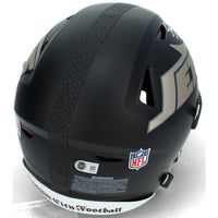 Breece Hall Autographed New York Jets Black Rivalries Speedflex Authentic Helmet Beckett