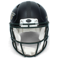 Breece Hall Autographed New York Jets Black Rivalries Speed Authentic Helmet Beckett