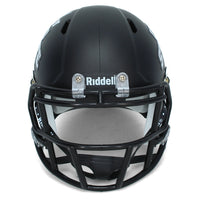 Breece Hall Autographed Iowa State Cyclones Satin Black Alternate Speed Mini Helmet Beckett