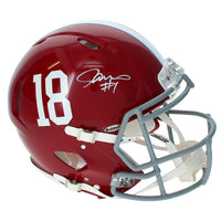 Jameson Williams Autographed Alabama Crimson Tide Speed Authentic Helmet Beckett