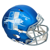 Jameson Williams Autographed Detroit Lions Blue 2023 Alternate Speed Authentic Helmet